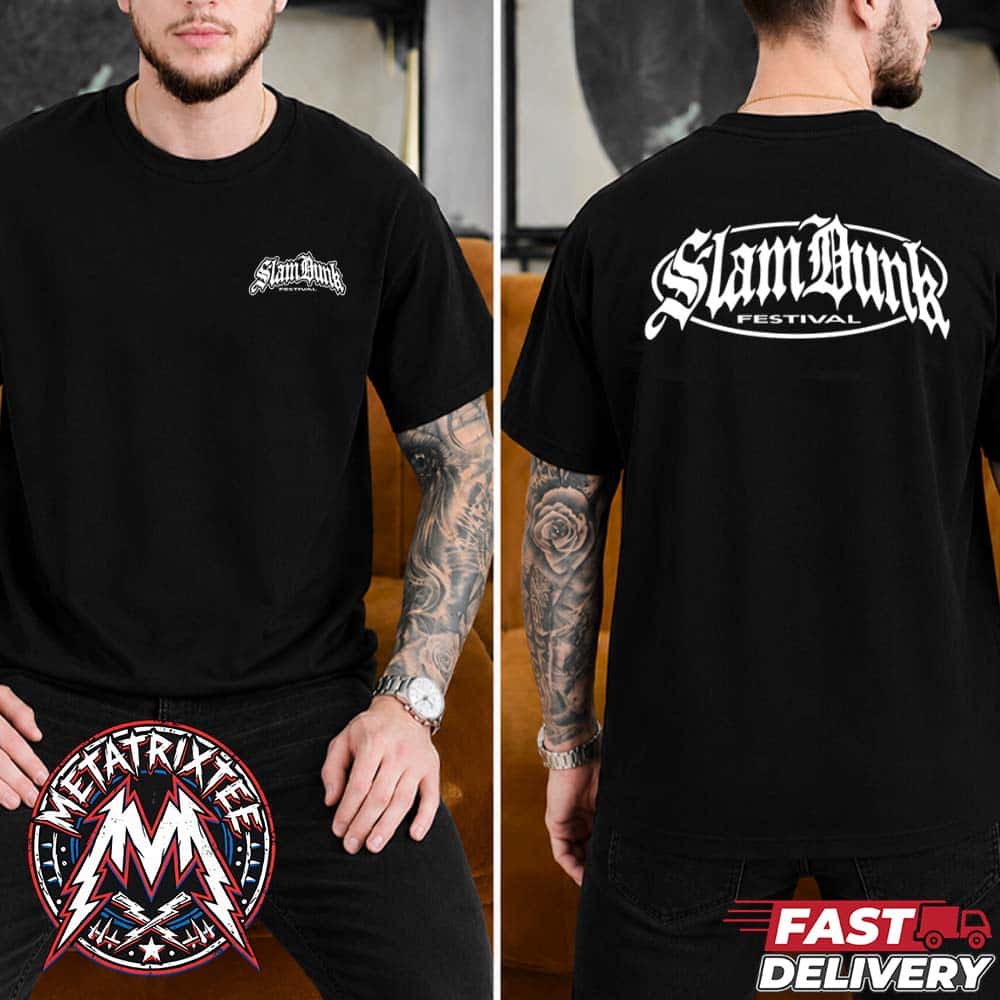 20 Years Slam Dunk Festival 2026 Metal Logo Tee For South And North May 23rd And 24th 2026 Short T-Shirt 20 Years Slam Dunk Festival 2026 Metal Logo Tee For South And North May 23rd And 24th 2026 Short T-Shirt