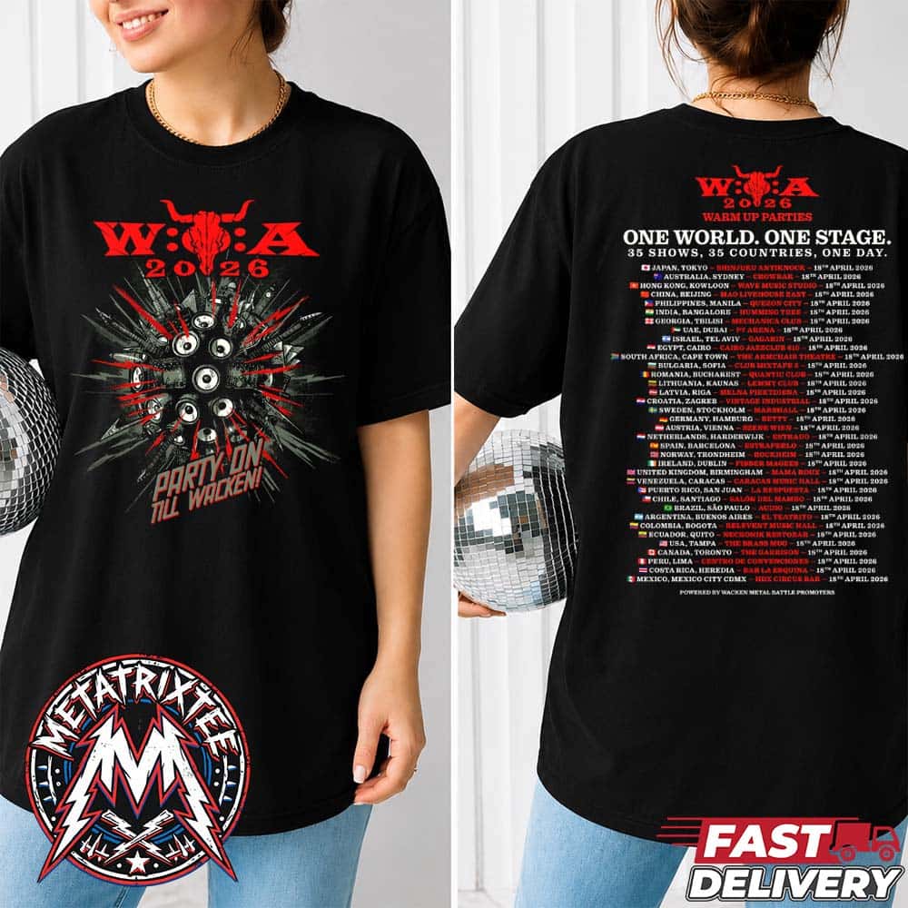 35th Anniversary Wacken Open Air Festival 2026 35 Warm-Up Shows Tee The Sabbath Of The Damned On July 29 To August 1 2026 Women T-Shirt 35th Anniversary Wacken Open Air Festival 2026 35 Warm-Up Shows Tee The Sabbath Of The Damned On July 29 To August 1 2026 Women T-Shirt