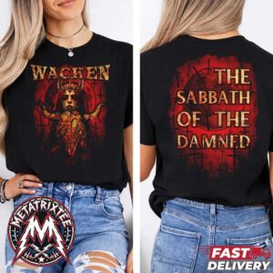 35th Anniversary Wacken Open Air Festival 2026 Sacrifice Tee The Sabbath Of The Damned On July 29 To August 1 2026 T-Shirt