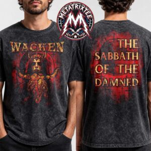 35th Anniversary Wacken Open Air Festival 2026 Sacrifice Tee The Sabbath Of The Damned On July 29 To August 1 2026 Washed T-Shirt