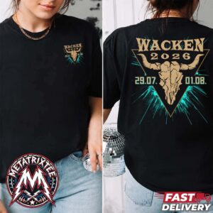 35th Anniversary Wacken Open Air Festival 2026 Triangle Tee On July 29 To August 1 2026 Two Sided Womens T-Shirt
