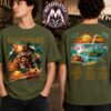 3D 2026 Tour Tee Eddie Iron Maiden Run For Your Lives 2026 Cities List Two Sided Short T-Shirt