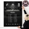 DragonForce Inhuman Rampage 2026 20th Anniversary Tour For North America Cities List November And December 2026 Poster Canvas DragonForce Inhuman Rampage 2026 20th Anniversary Tour For North America Cities List November And December 2026 Poster Canvas