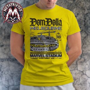 Dom Dolla Melbourne 2026 Poster For Marvel Stadium On September 24 2026 Melbourne AU Unisex T-Shirt