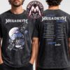 Columbia MD Power To The People 2026 By Tom Morello Poster Lineup For Merriweather Post Pavilion On October 3 2026 Black Washed T-Shirt