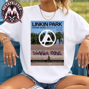 FZ 2026 Tour Hamburg Poster Artist RISK Linkin Park Germany At Volksparkstadion On June 3rd 2026 Classic T-Shirt