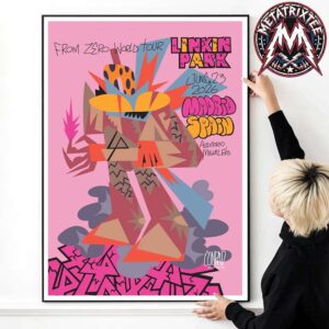 FZ 2026 Tour Madrid Poster Artist Conrad Florez Linkin Park Spain At Auditorio Miguel Rios On June 23rd 2026 Professional Poster Canvas