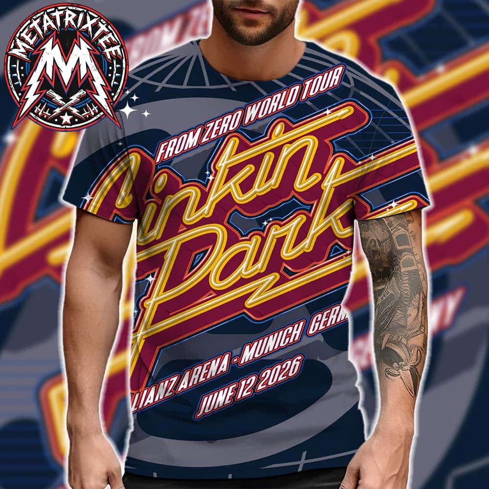 FZ 2026 Tour Munich Poster Artist Casey Zoltan Linkin Park Germany At Allianz Arena On June 12th 2026 All Over Print Shirt FZ 2026 Tour Munich Poster Artist Casey Zoltan Linkin Park Germany At Allianz Arena On June 12th 2026 All Over Print Shirt