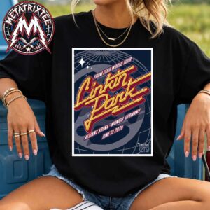 FZ 2026 Tour Munich Poster Artist Casey Zoltan Linkin Park Germany At Allianz Arena On June 12th 2026 T-Shirt