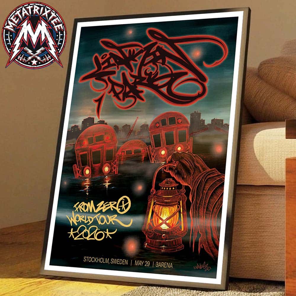 FZ 2026 Tour Stockholm Poster Artist KAVES Linkin Park Sweden At 3Arena On May 29th 2026 Gallery-Style Poster Canvas FZ 2026 Tour Stockholm Poster Artist KAVES Linkin Park Sweden At 3Arena On May 29th 2026 Gallery-Style Poster Canvas