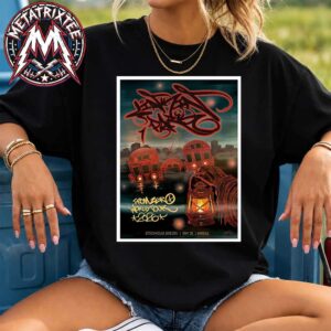 FZ 2026 Tour Stockholm Poster Artist KAVES Linkin Park Sweden At 3Arena On May 29th 2026 Short T-Shirt
