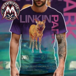 FZ 2026 Tour Vienna Poster Artist Sage Vaughn Linkin Park Austria At Ernst Happel Stadium On June 9th 2026 All Over Print Shirt
