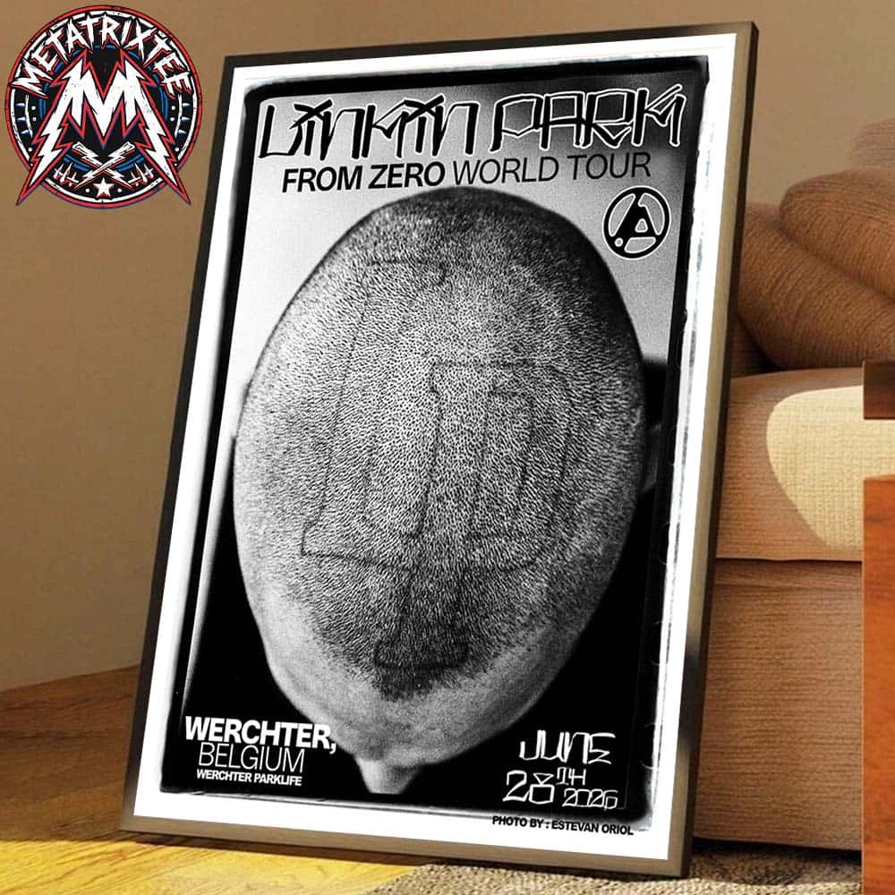 FZ 2026 Tour Werchter Poster Artist Estevan Oriol Linkin Park Belgium At Werchter-Parklife On June 28th 2026 High-Quality Poster Canvas FZ 2026 Tour Werchter Poster Artist Estevan Oriol Linkin Park Belgium At Werchter-Parklife On June 28th 2026 High-Quality Poster Canvas