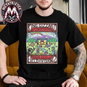 King Gizzard And the Lizard Wizard Buena Vista CO 2026 Merch Field Of Vision 2 Tee On August 14 And 16 Short T-Shirt