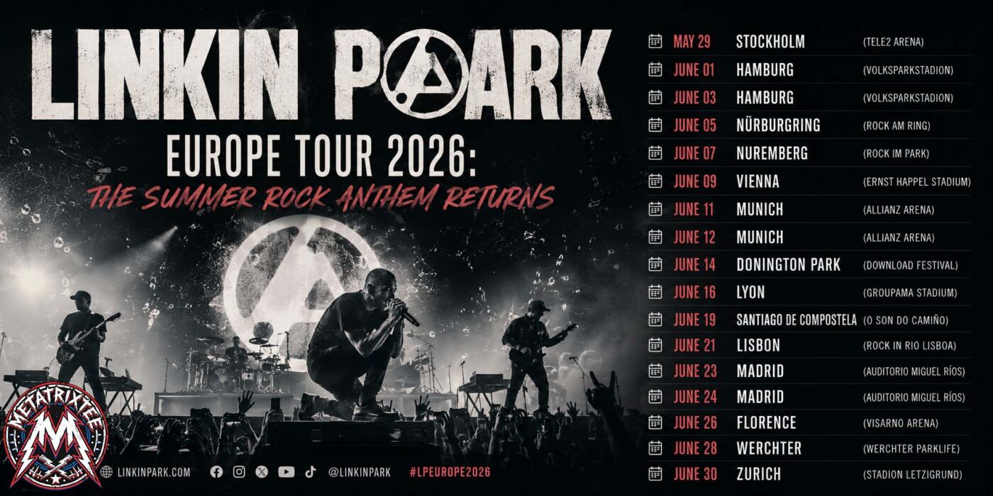 Linkin Park Europe Tour 2026 The Summer Rock Anthem Returns