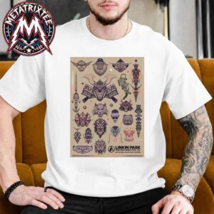 Linkin Park Werchter Belgium FZ 2026 Tour Poster Artist Jose Mertz On June 28th 2026 At Werchter-Parklife All Over Print Shirt