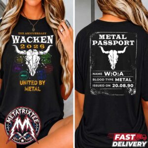 Metal Passport 2026 Tee For Wacken Open Air Festival 2026 35th Anniversary On July 29 To August 1 2026 Classic T-Shirt