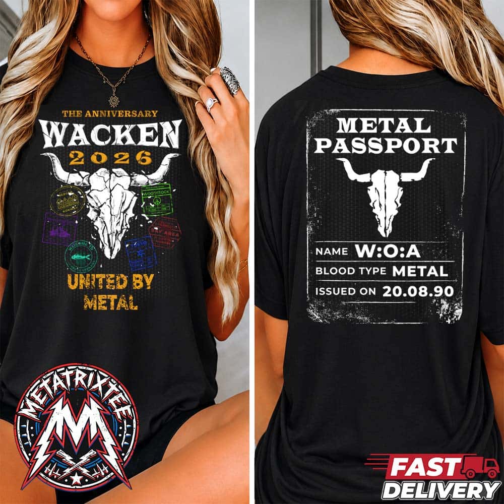 Metal Passport 2026 Tee For Wacken Open Air Festival 2026 35th Anniversary On July 29 To August 1 2026 Classic T-Shirt Metal Passport 2026 Tee For Wacken Open Air Festival 2026 35th Anniversary On July 29 To August 1 2026 Classic T-Shirt