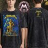 Pop Up Greece Metallica Athens 2026 Event Tee For Olympic Stadium M72 Athens On Saturday May 9th 2026 Black Washed T-Shirt