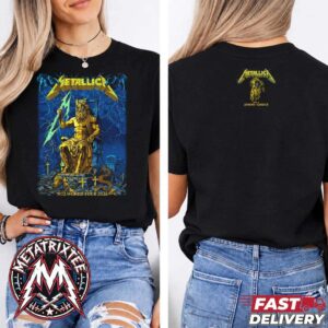 Metallica Athens 2026 Merch Tee For Olympic Stadium M72 Athens Greece On Saturday May 9th 2026 Two Sided Print T-Shirt