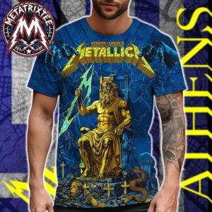 Metallica Athens Zeus Electric Chair Main Poster Event At Olympic Stadium M72 Athens Greece On Saturday May 9th 2026 All Over Print Shirt