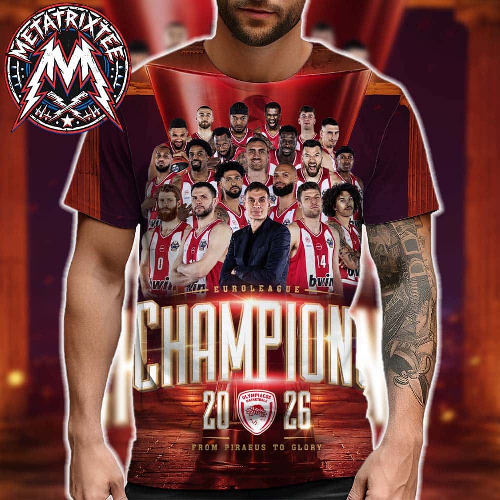 Olympiacos Piraeus Basketball Named To 2026 Euroleague Champions All Over Print Shirt Olympiacos Piraeus Basketball Named To 2026 Euroleague Champions All Over Print Shirt
