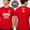 Olympiacos Piraeus x adidas Champions Olympiacos BC EuroLeague Final 4 Athens 2026 Red Two Sided Print T-Shirt