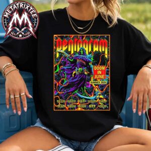 Pentagram Doom In June Summer 2026 Tour Dates List For June 19 To June 28 Black Unisex T-Shirt