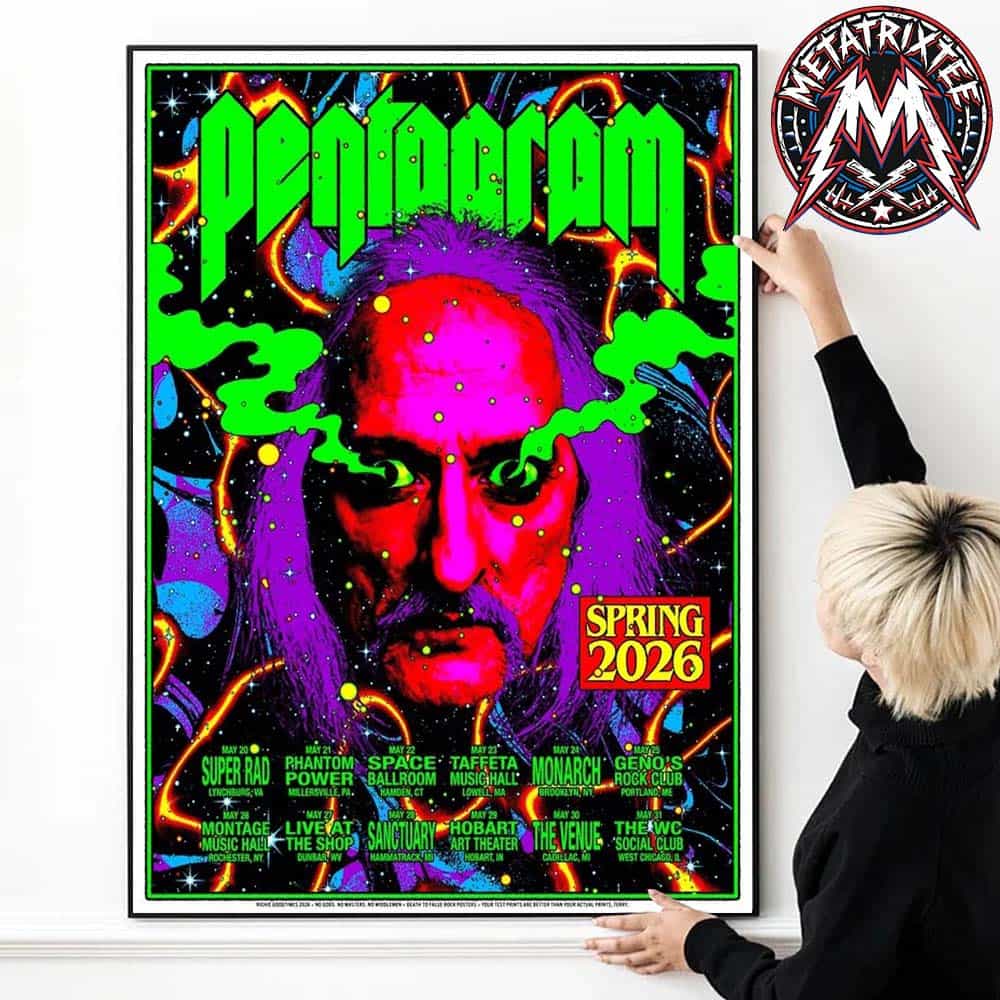 Pentagram Spring Tour 2026 Cosmic Bobby Poster Dates List For May 20 To May 31 High-Quality Poster Canvas Pentagram Spring Tour 2026 Cosmic Bobby Poster Dates List For May 20 To May 31 High-Quality Poster Canvas