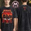 Pop Up Greece Metallica Athens 2026 Event Tee For Olympic Stadium M72 Athens On Saturday May 9th 2026 Black Washed T-Shirt