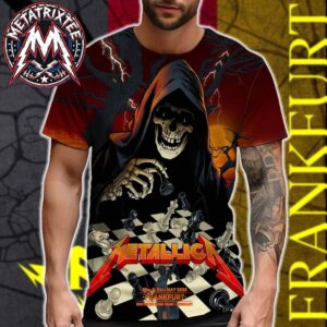 Pop-Up M72 Frankfurt Tonight Poster By Vance Kelly Metallica On May 22nd and 24th 2026 At Deutsche Bank Park In Frankfurt Germany All Over Print Shirt