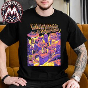 Queens NY 2026 King Gizzard And the Lizard Wizard Purple Poster For Forest Hills Stadium 2026 On August 21st And 22nd Vintage T-Shirt