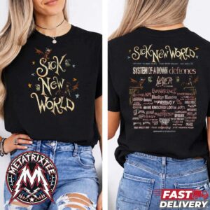 Sick New World Festival 2026 Texas Lineup Tee For Fort Worth On October 24 2026 Crewneck Sweatshirt T-Shirt
