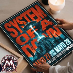 System Of A Down 2 Nights In CDMX 2026 Poster Mexico Tour At Estadio GNP Seguros On May 27 And 2026 Premium Poster Canvas