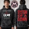 Mercadorama x System Of A Down 2026 Merch The Winged Victory CDMX MMXXVI Tee El Angel de la Independencia 2026 Black Washed T-Shirt