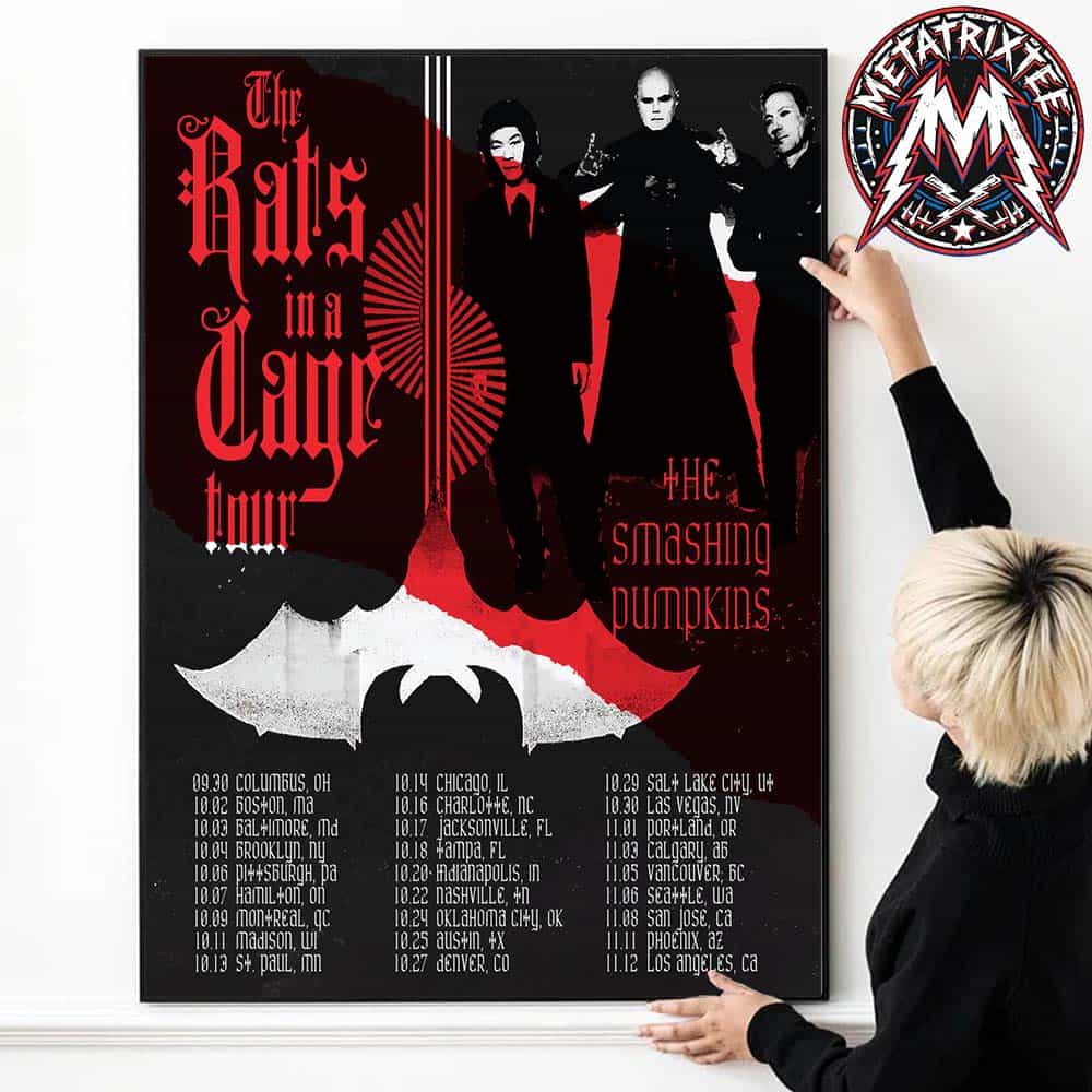The Smashing Pumpkins The Rats In A Cage Tour 2026 Dates List For North America Premium Poster Canvas The Smashing Pumpkins The Rats In A Cage Tour 2026 Dates List For North America Premium Poster Canvas
