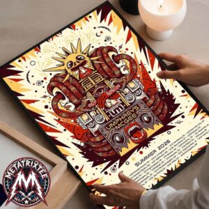 Umphrey’s McGee Summer 2026 Poster Tour Dates Kicks Off On May 22-23 2026 Premium Poster Canvas