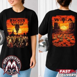Wacken Open Air Festival 2026 Desert Crowd 2026 Tee For 35th Anniversary On July 29 To August 1 2026 Unisex T-Shirt