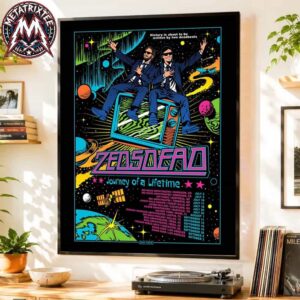 Zeds Dead Journey Of A Lifetime Tour 2026 Cities List For July 2 To October 3 Poster Canvas