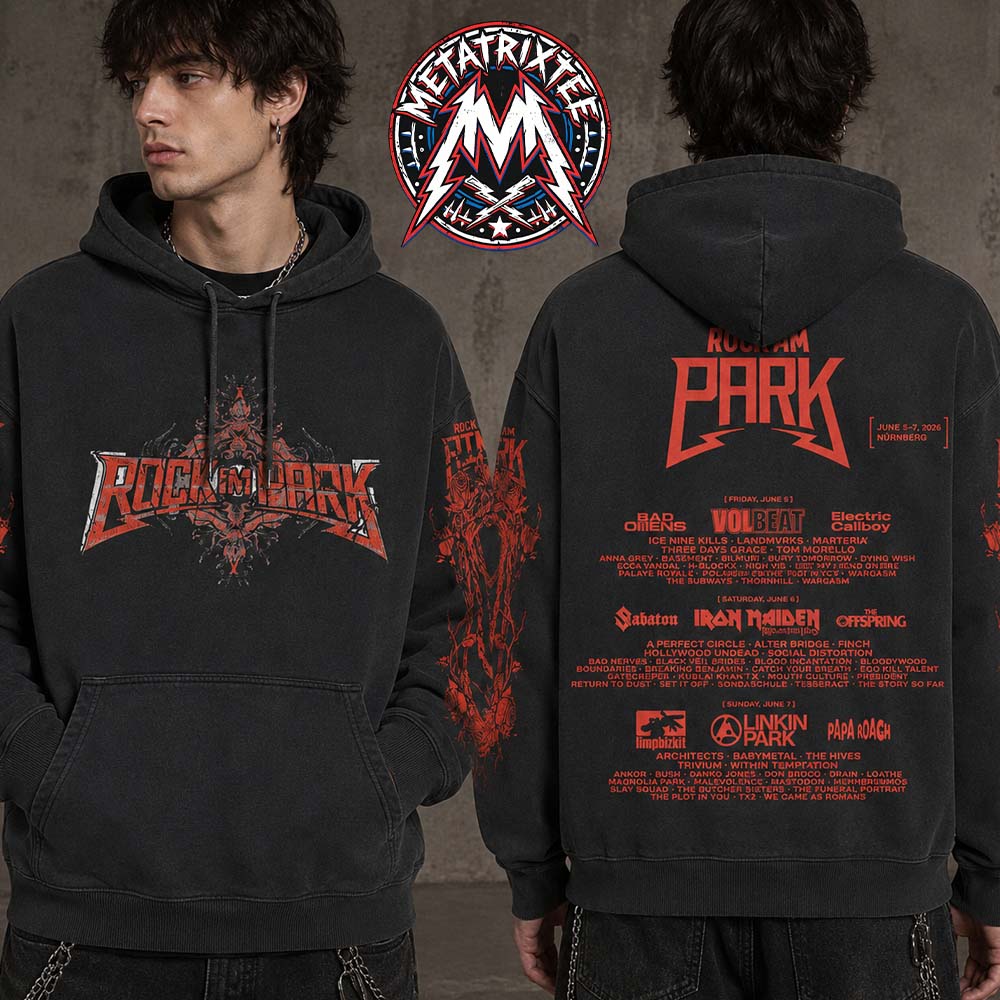 2026 Rock im Park Limited Edition Heavy Iron Line Up 2026 For Nuremberg DE On June 5-7 2026 Vintage Hoodie T-Shirt 2026 Rock im Park Limited Edition Heavy Iron Line Up 2026 For Nuremberg DE On June 5-7 2026 Vintage Hoodie T-Shirt