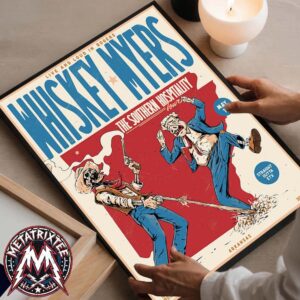 2026 Whiskey Myers Rogers Arkansas Poster Tonight At Walmart AMP On May 19 The Southern Hospitality Tour 2026 Premium Poster Canvas
