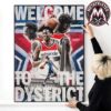 Aday Mara Welcome To The Oklahoma City Thunder With Round 1 Pick 12 In 2026 NBA Draft Poster Canvas