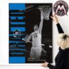 AJ Dybantsa Welcome To The Washington Wizards With No. 1 Pick 2026 NBA Draft Poster Canvas