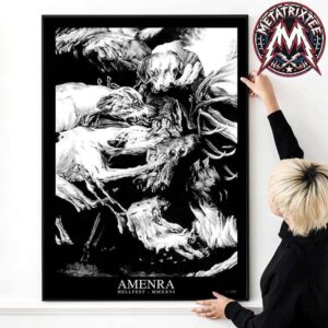 Amenra x Hellfest Open Air Festival 2026 Poster By Jean-Luc Navette For Clisson France On June 20 2026 Poster Canvas