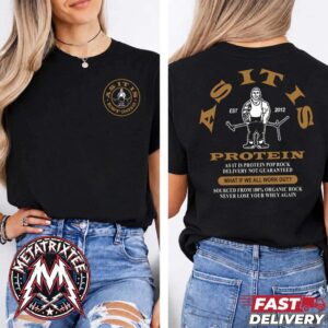 As It Is Protein 2026 Tee Pro-Tee-N Two Sided Print Black T-Shirt