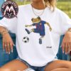 Bad Bunny World Tour Futbol Tee For Debi Tirar Mas Fotos World Tour 2026 White Short T-Shirt Bad Bunny World Tour Futbol Tee For Debi Tirar Mas Fotos World Tour 2026 White Short T-Shirt