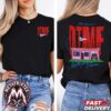 Bad Bunny Debi Tirar Mas Fotos Tour 2026 Merch World Tour Cities List Two Sided Gold Hoodie T-Shirt Bad Bunny Debi Tirar Mas Fotos Tour 2026 Merch World Tour Cities List Two Sided Gold Hoodie T-Shirt