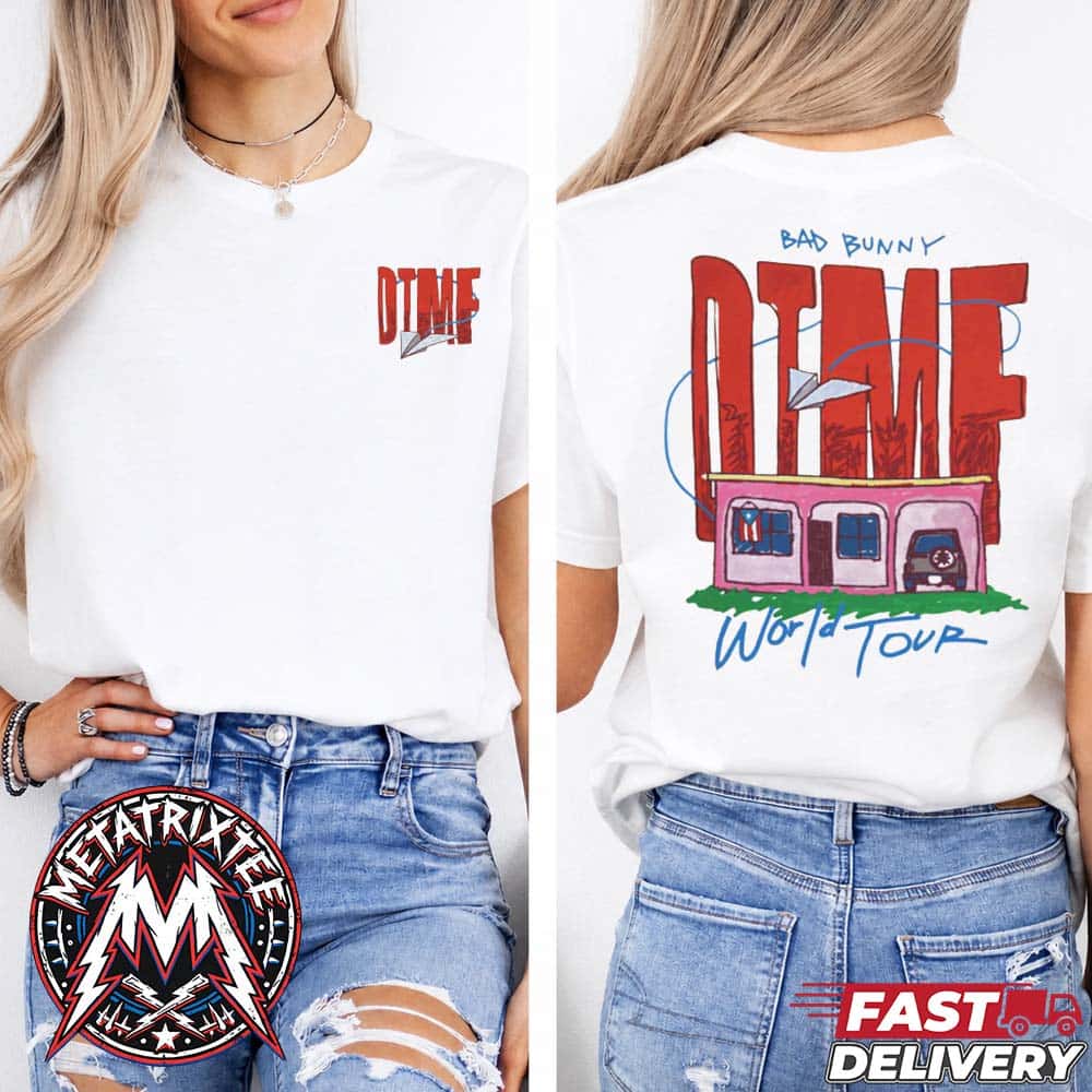 Bad Bunny World Tour Graphic Tee Debi Tirar Mas Fotos Tour 2026 Short Black T-Shirt Bad Bunny World Tour Graphic Tee Debi Tirar Mas Fotos Tour 2026 Short Black T-Shirt