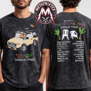 Bad Bunny World Tour Jeep Tee For Debi Tirar Mas Fotos World Tour 2026 Black Washed T-Shirt