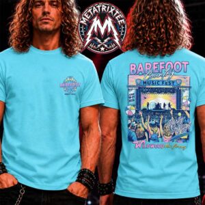Barefoot Country Music Fest 2026 BCMF26 Beach Party Tee For Wildwood NJ On June 18-21 Two Sided Short T-Shirt